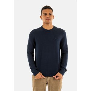 Tommy Jeans TJM Slim Ess Sweater Ext Dm0Dm21787 Pull-Over, Blue (Dark Night Navy), S Homme
