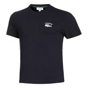 Lacoste T-shirt homme regular fit en jersey de coton Taille S Bleu Marine