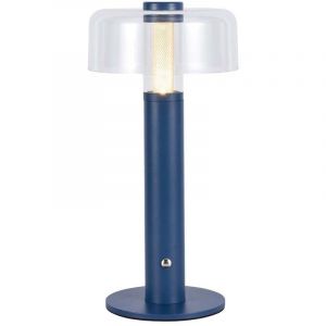 V-TAC LED Lampe de table &agrave; intensit&eacute; variable rechargeable LED/1W/5V 3000K 1800 mAh bleu