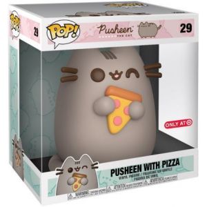 Funko Figurine Pop! N&deg;29 - Pusheen - Pusheen Avec Pizza 25 Cm