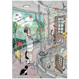 Puzzle 1000 pi&egrave;ces : Aquarium Pluie d'&eacute;t&eacute;