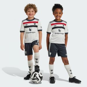 Adidas Manchester United 3ème Maillot 2024/25 Mini-Kit Enfant, pointure 116cm - ['Blanc'] - Taille 116cm