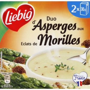 Liebig Les gourmandes - duo d'asperges aux eclats de morilles 2x30cl
