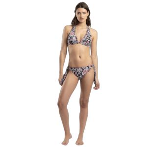 Admas pour femme. Bikini Dos nu Noir Cachemire noir Admas