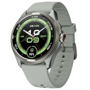 Ticwatch Pro 5 Enduro Slate Montre connectée pour Hommes, Android Wear OS, Batterie de 90 Heures, Plus de 110 Modes d'entraînement, fréquence Cardiaque 7/24, Non Compatible avec l'iPhone
