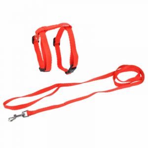 Harnais & Laisse pour Chat "Kit" 120cm Rouge Prix