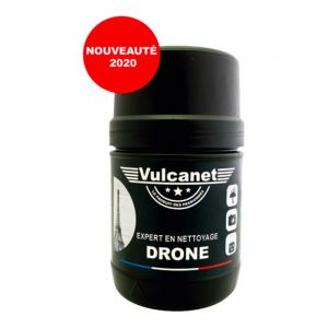 Vulcanet Drone lingette de nettoyage sans eau boite de 70 lingettes + microfibre + pinceau