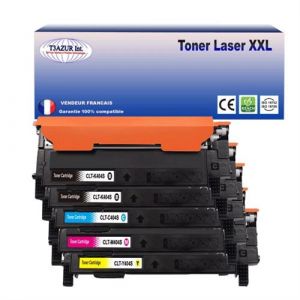 T3Azur Lot de 5 Toners Lasers compatibles T3AZUR XPress C430, CLT404s