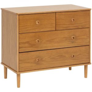 Atmosphera Commode Charlie 4 tiroirs marron créateur d'intérieur