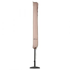 Sekey Housse de protection Taupe Couvre-parasol, XXL jusqu'à 350cm Parasol