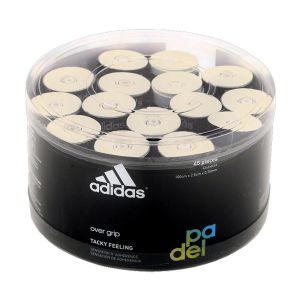 Adidas Seau Overgrip 45 Unités Blanc