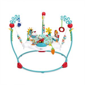 Baby Einstein Farm Explorers Jumperoo B&eacute;b&eacute;, Sauteur 2-en-1 Jump & Learn Barnyard avec Jouets interactifs, Musique, lumi&egrave;res et Sons, 6-12 Mois