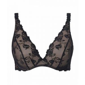 Aubade Soutien-gorge triangle avec armatures - jusqu'au bonnet F SOFTESSENCE Noir