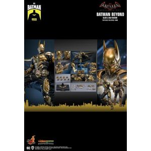 Hot Toys Figurine Vgm64 - Batman: Arkham Knight - Batman Beyond Black & Gold Version