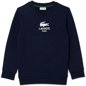 Lacoste Sweatshirt Signature Print bleu marine enfant - 4