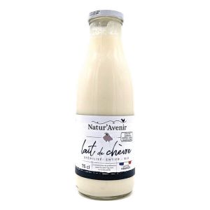 Natur'avenir Lait de Chèvre stérilisé entier bouteille plastique 75cl