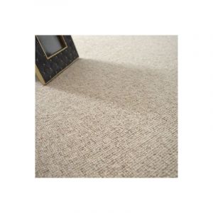 Décoweb Moquette pure laine vierge bouclée - Killoo - Grège - Rouleau de 4m x 1m