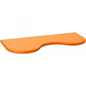 King Home m1106020/et Étagère Enfant Vague en MDF Verni, Orange