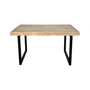 Table de salle à manger extensible en bois recyclé 140-180 cm auckland