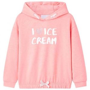 VidaXL Sweatshirt &Agrave; Capuche Pour Enfants Rose Vif 140