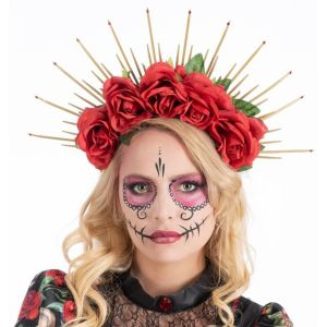 Ruedelafete Serre-tête Couronne Fleurs Day of the Dead