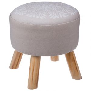 Image de Tabouret "Folkdream" 35cm Beige Prix