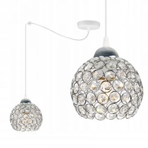 Lampe À Suspension Araignée Chrome Plafonnier Cristal