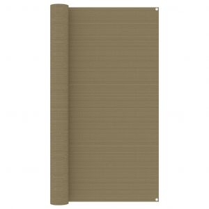 VidaXL Tapis de tente 200x400 cm Taupe