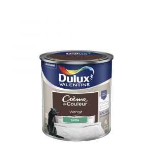 Dulux Valentine Peinture Crème De Couleur Satin Wengé 0.5 L