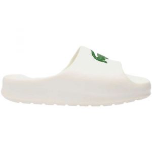 Lacoste Pour femme. Baskets Serve Slide 2.0 blanc