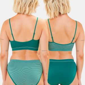 Billet Doux Lot de 2 slips vert
