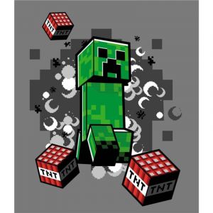 MINECRAFT-CREEPER FLANNEL BLANKET 130X160