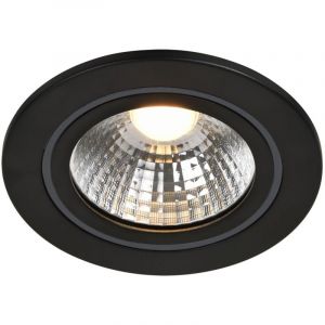 Nordlux Spot encastré ALEC, Matière plastique, Couleur Noir, LED Module, H.5.8, IP44 / Intérieur