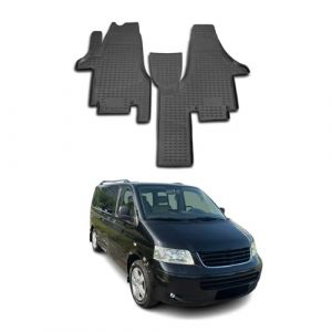 Omac Tapis de sol pour Volkswagen Multivan T5 2003-2015 sur mesure en caoutchouc