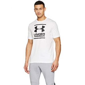 Image de Under Armour UA Gl Foundation SS T-Shirt Homme,Blanc(Blanc(White (100)))Large