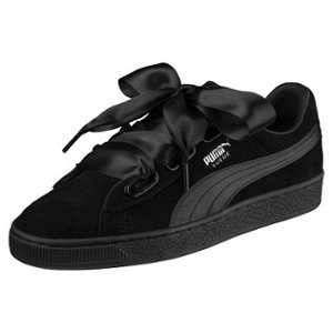 Puma Suede Heart EP, Sneakers Basses Femme, Noir Black-Metallic Beige, 37 EU