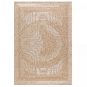 Tapis exterieur en polypropylène Oeko-Tex 160x230 Beige