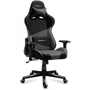 Huzaro Force 6.2 Gris Mesh Chaise de gaming Chaise de bureau Chaise de bureau Fauteuil Gamer Tissu Charge maximale 130 kg Hauteur r&eacute;glable