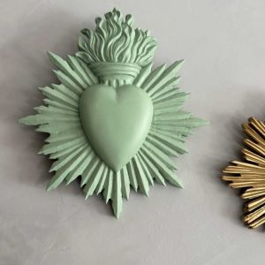 Opjet Coeur ex-voto en r&eacute;sine grand mod&egrave;le