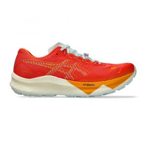 Asics Fuji Speed 3 Chaussure Trail Hommes - Orange, Bleu Clair, Pointure 46