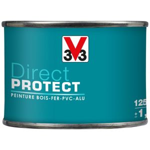 V33 Direct Protect satin gris galet 125 ml - Peinture extérieure multi-matériaux