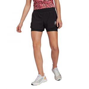 Adidas Primeblue 2in1 Shorts Women, black XS Pantalons course à pied