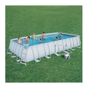 Bestway Piscine tubulaire 7,32 x 3,66 x 1,32 m&egrave;tres avec filtre &agrave; sable et accessoires
