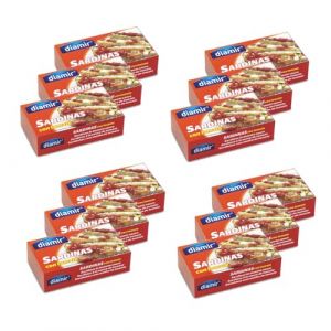 Diamir - Lot 12x Sardines à la tomate - Boîte 125g