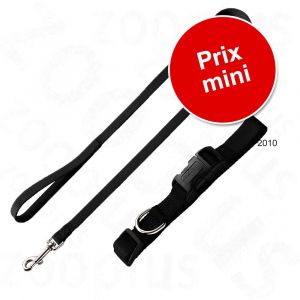 Hunter Ecco Sport L200 l1,5cm Laisse r&eacute;glable noir pour chien - Laisse en nylon pour Chien