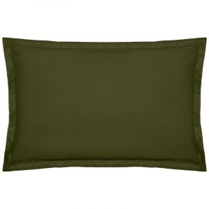 Atmosphera - Taie d Oreiller Coton 50x70cm Vert Kaki