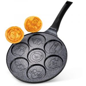 Po&ecirc;le &agrave; &oelig;ufs en granit 7 trous BLACK LINE 26 cm