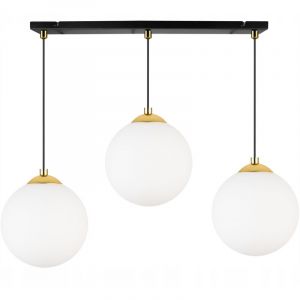 Lampe De Plafonnier Suspendu Lampe De Plafond Boule Dorée Chrome Led