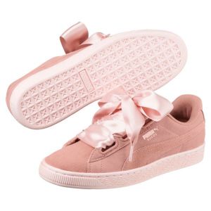 Image de Puma Suede Heart Pebble Wn's, Sneakers Basses Femme, Beige (Peach Beige-Pearl), 38 EU