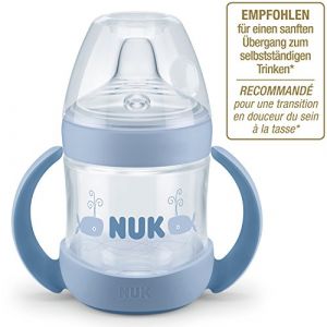Image de Nuk Tasse d'Apprentissage Nature Sense, 150ml, Antifuite, 6-18 mois, Bleu